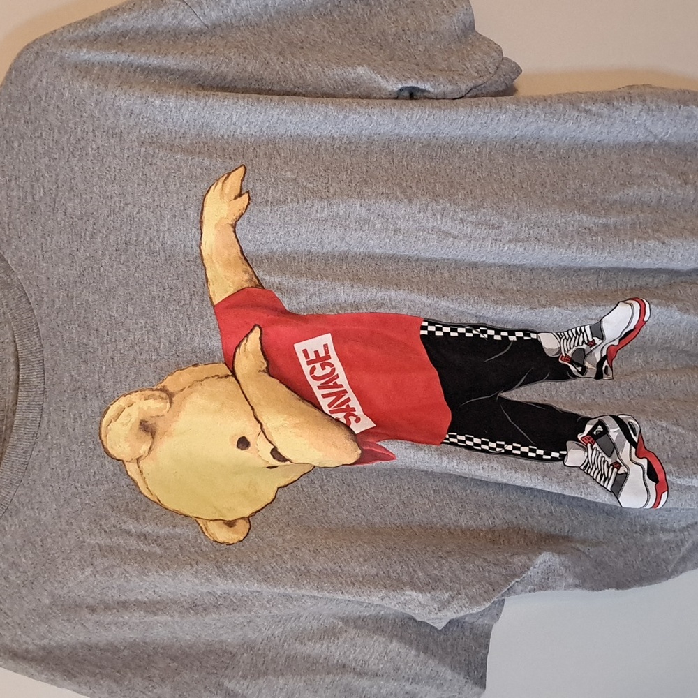 Savage Bear Shirt Dabbin With J’s Sz XL mens